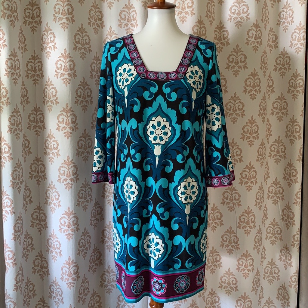 Laundry By Shelli Segal Bold Print Dress 8